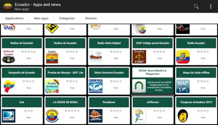 Ecuadorian apps and games android App screenshot 1
