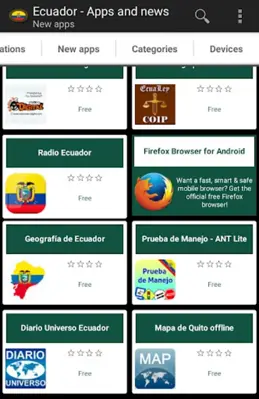 Ecuadorian apps and games android App screenshot 4